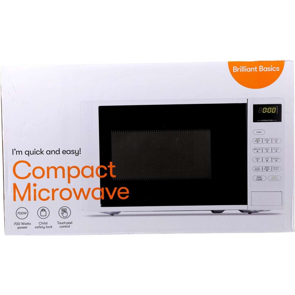 Brilliant Basics Compact Microwave Woolworths
