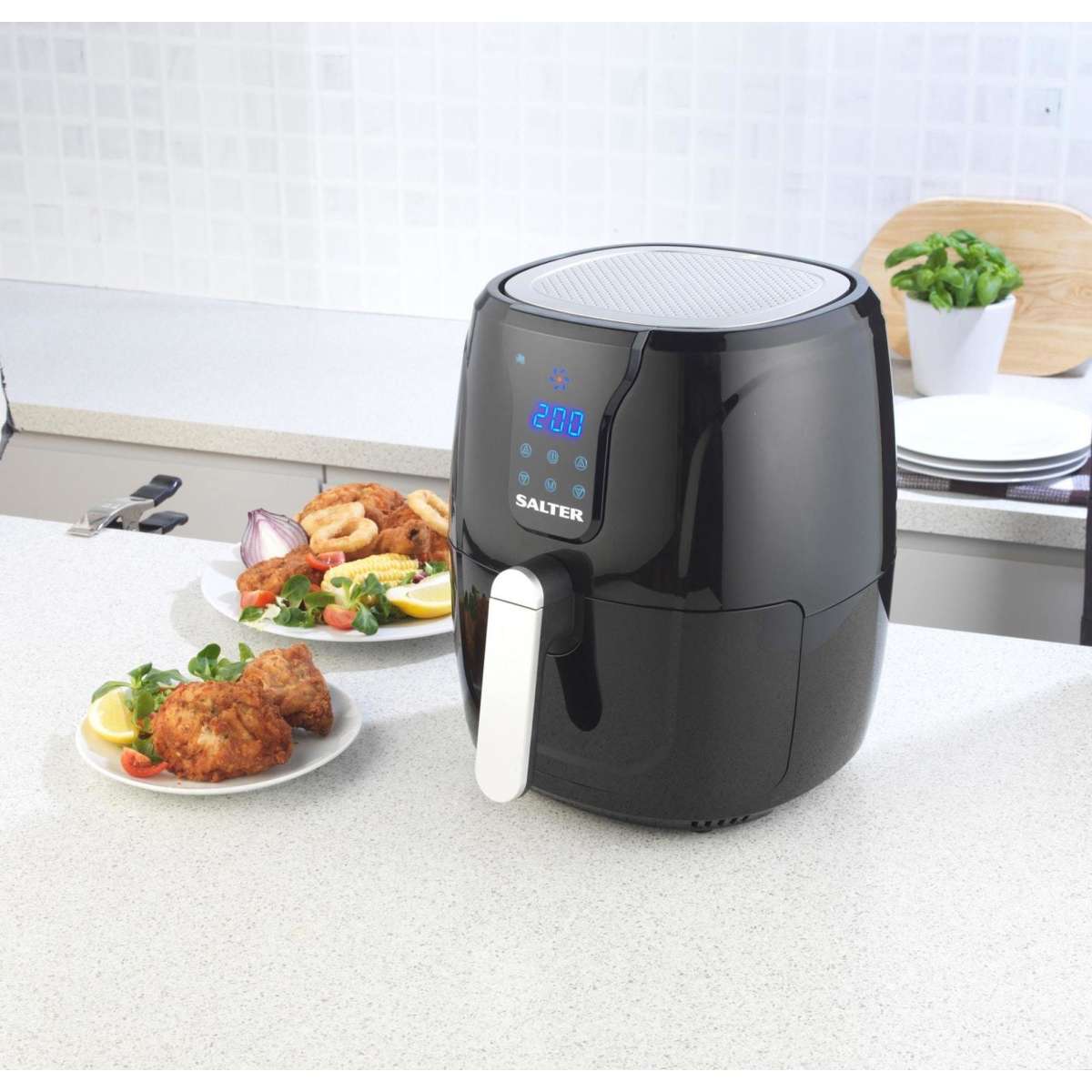 Salter Go Healthy Air Fryer 4.5 Litre 1300W Digital Temperature Control