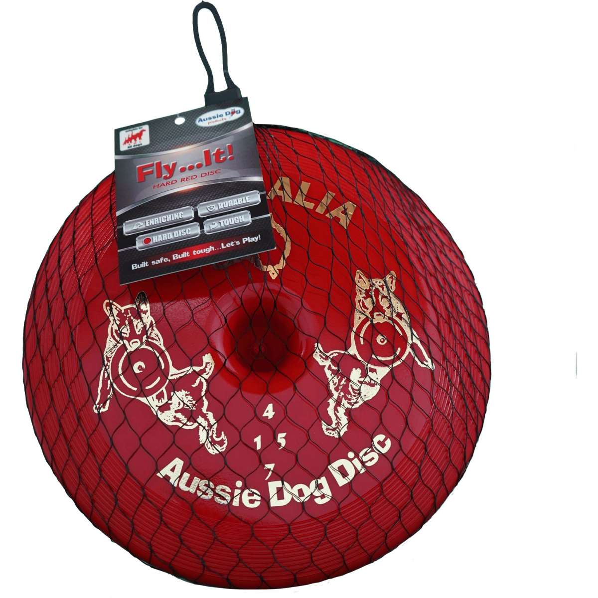 Aussie Dog Fly It Hard Red Disc Woolworths Aussie Dog Fly It Hard Red Disc Woolworths