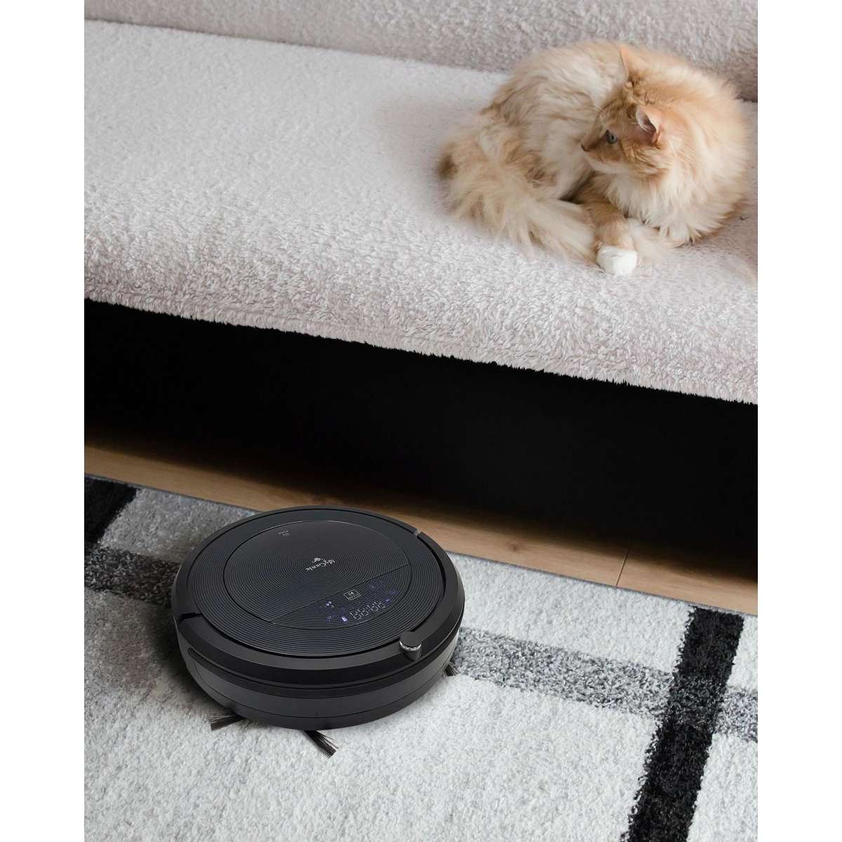 MyGenie ZX1000 Robotic Vacuum Cleaner Dry Wet Mop Black Woolworths
