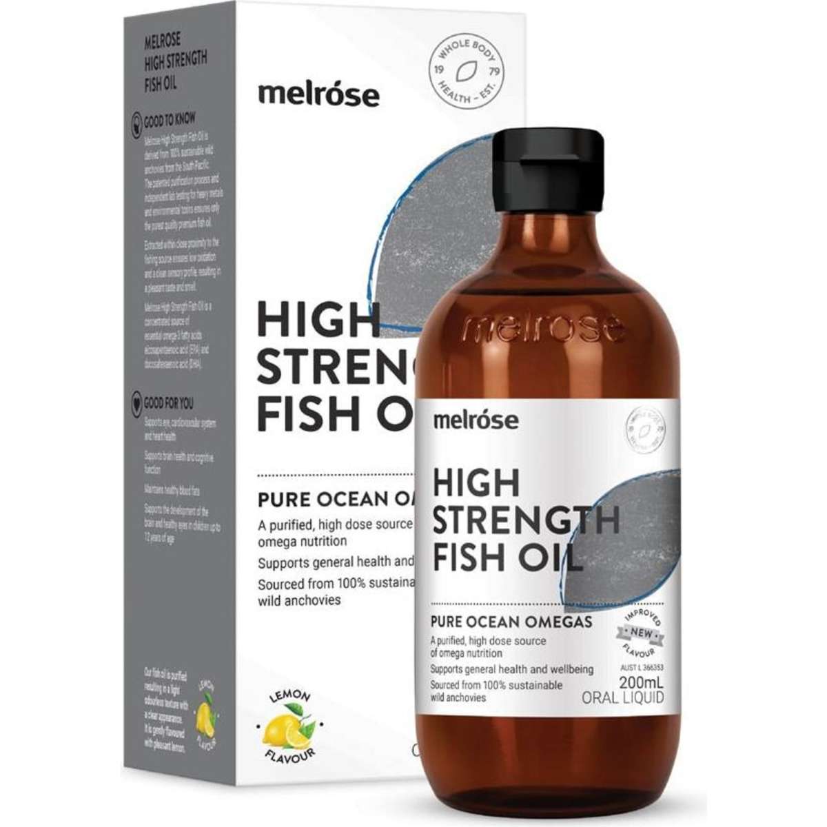 Melrose High Strength Fish Oil 200ml Woolworths