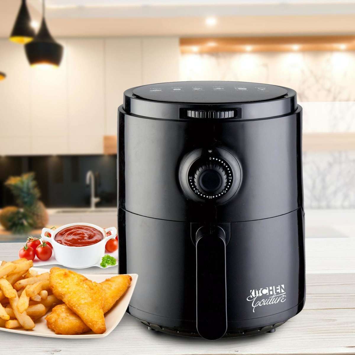 Kitchen Couture Air Fryer 3.4 Litre Black Woolworths