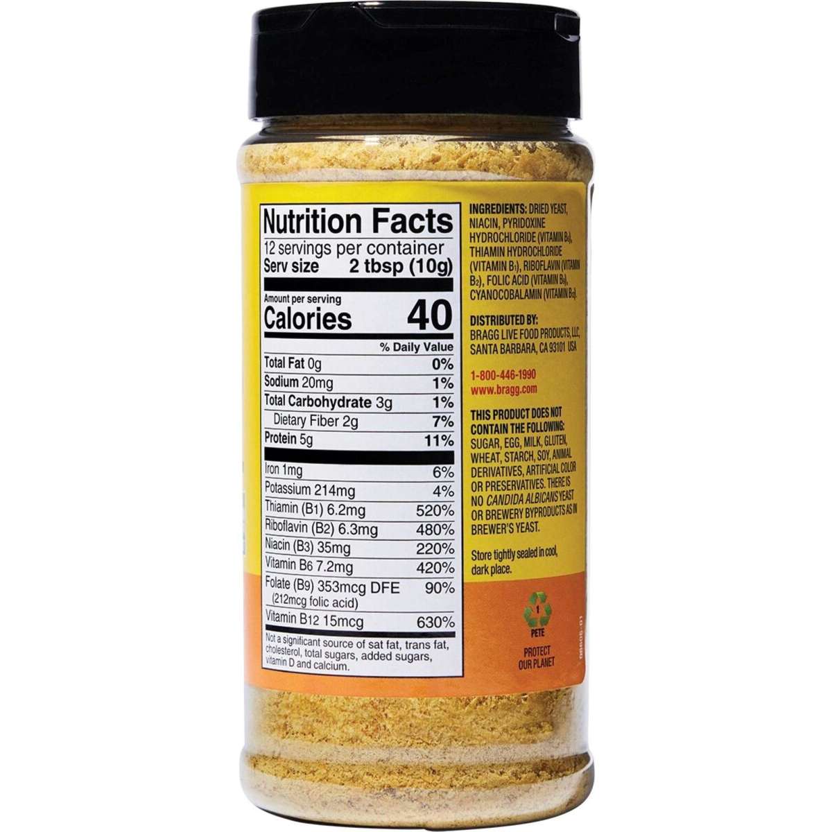 Bragg Seasoning Nutritional Yeast 127g Woolworths