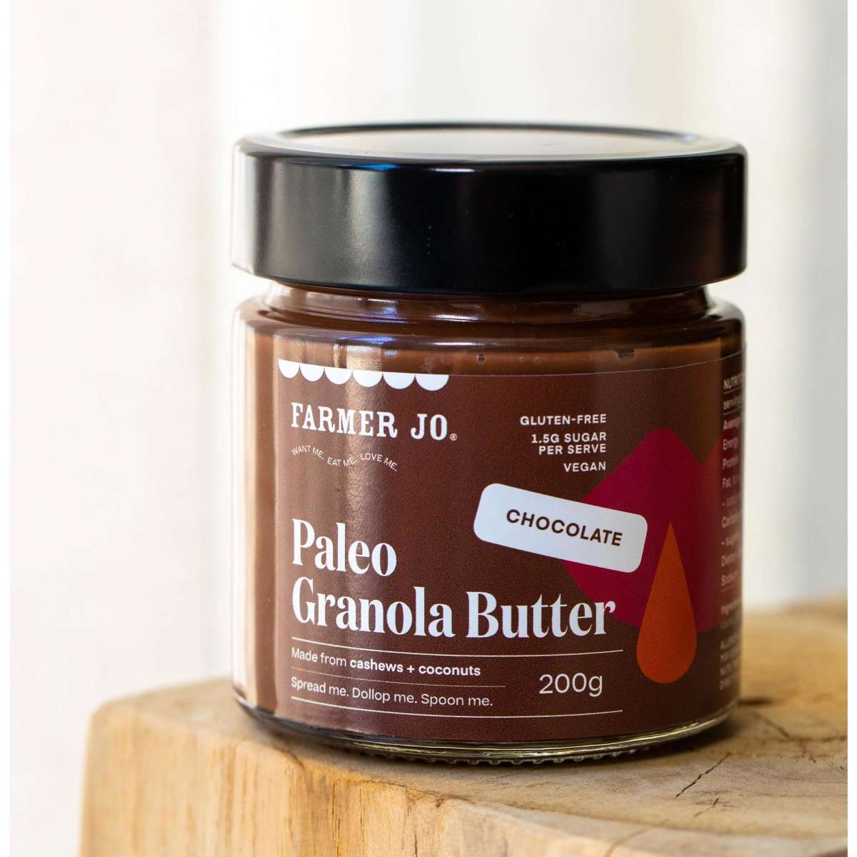 Farmer Jo Granola Butter Chocolate Coconut 200g Woolworths