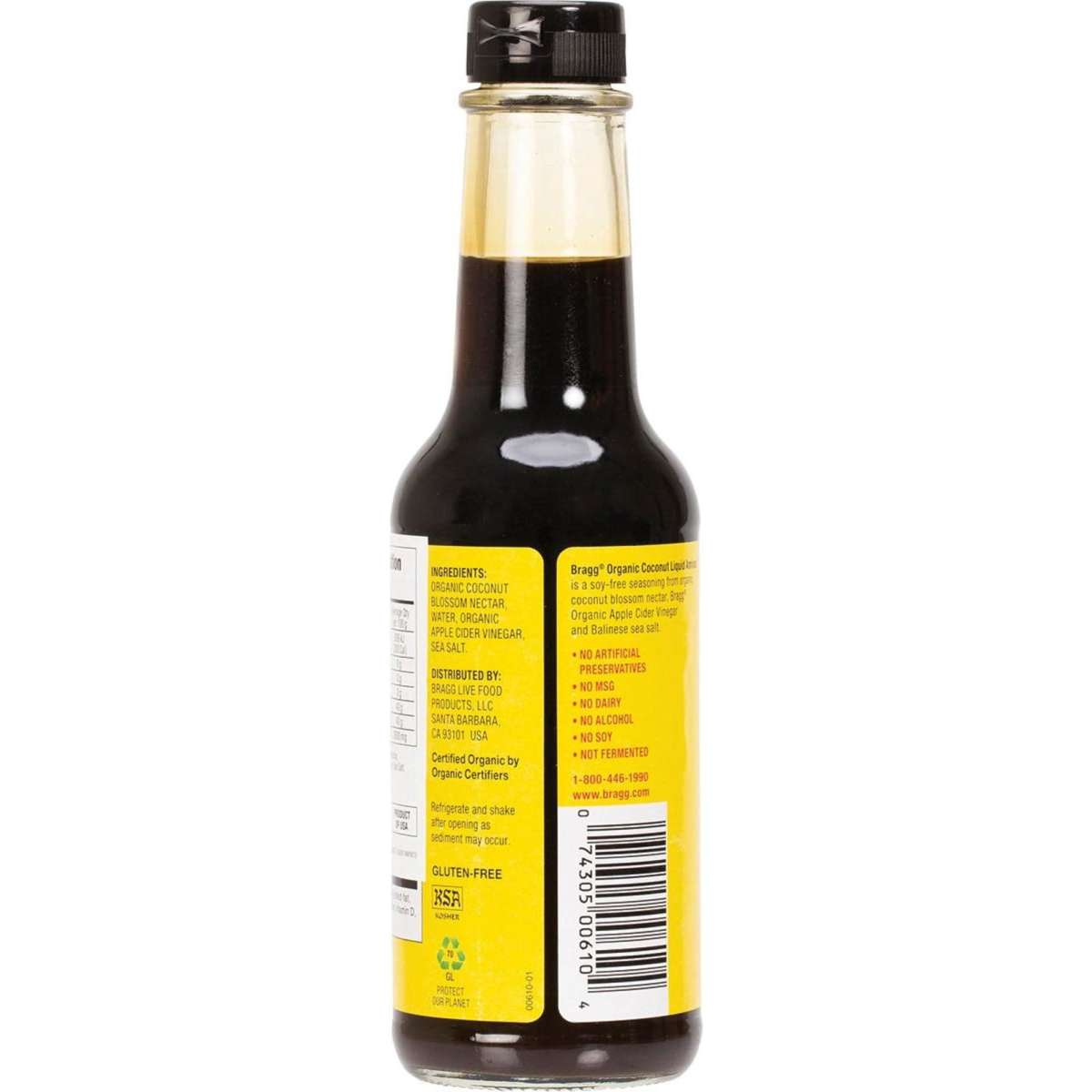 Bragg Coconut Liquid Aminos All Purpose Seasoning 296ml Woolworths