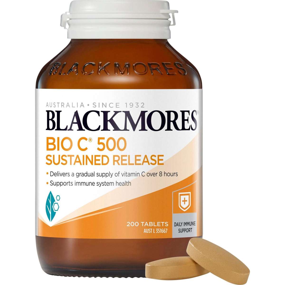 Blackmores Bio C 500 Sustained Release 200 Tablets | Woolworths