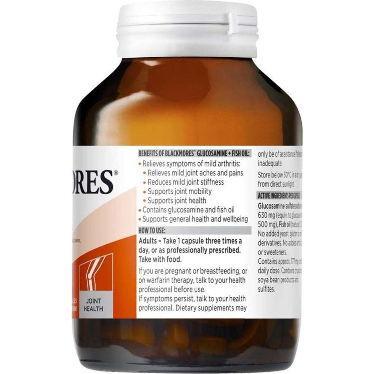 Blackmores Glucosamine + Fish Oil 90 Capsules Woolworths