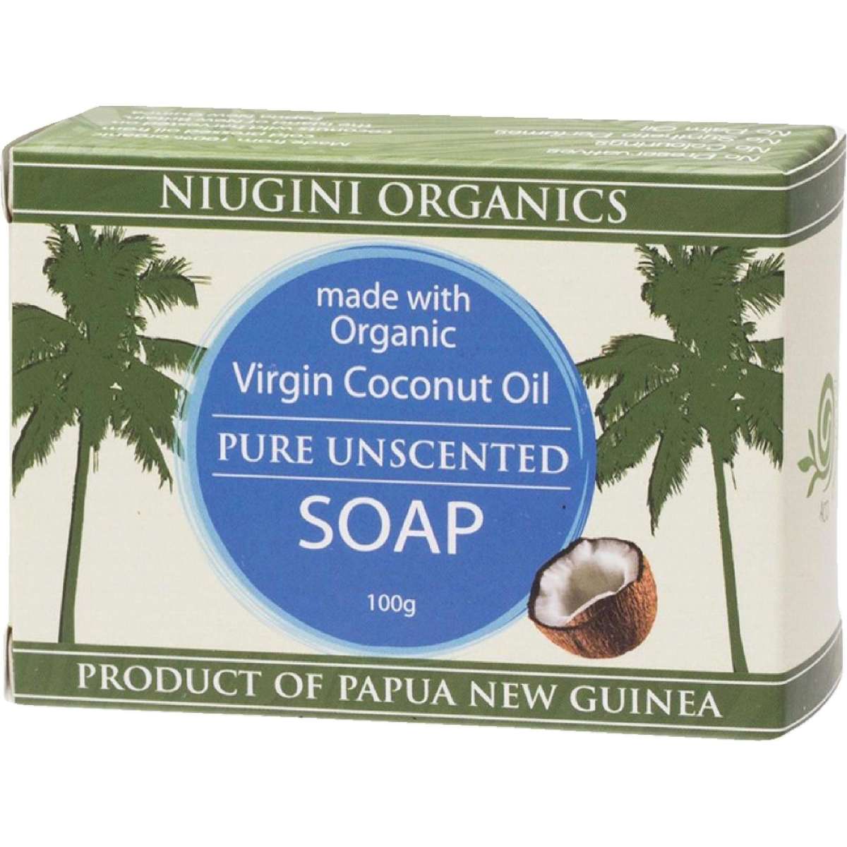 Niugini Organics Virgin Coconut Oil Soap Pure (Unscented) Woolworths