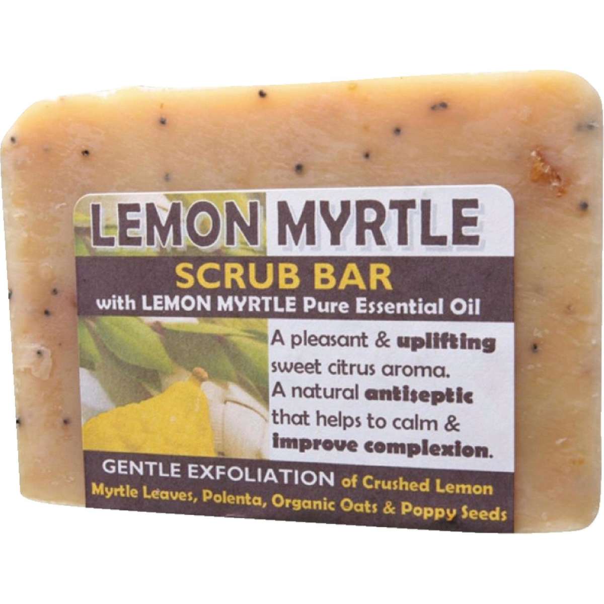 Harmony Soapworks Soap Scrub Bar Lemon Myrtle Woolworths