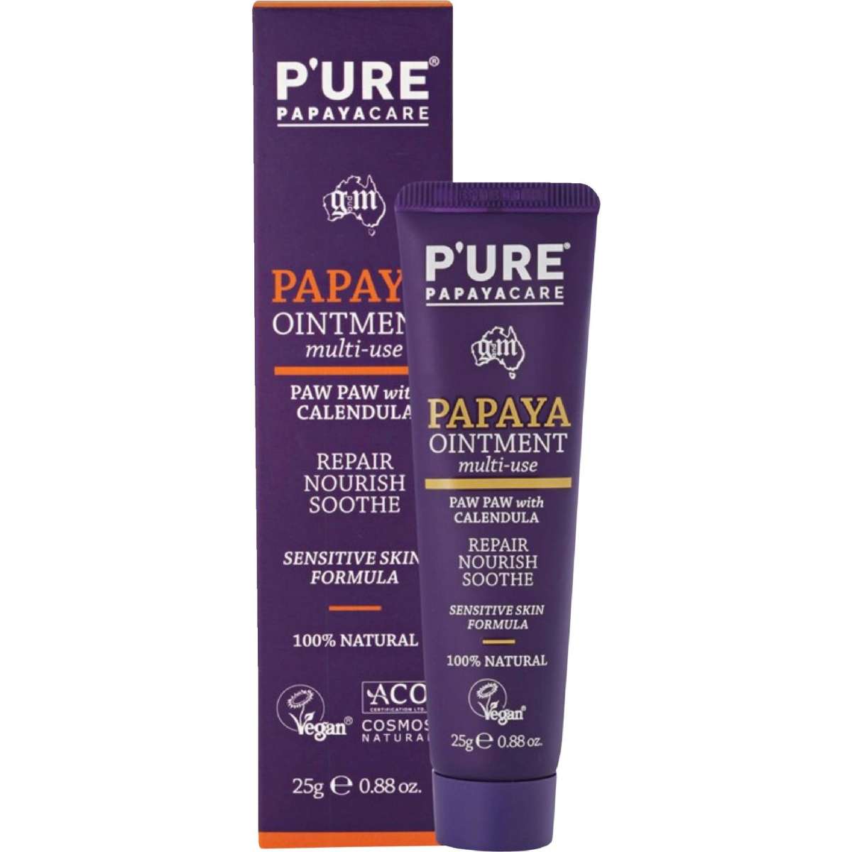 P'Ure Papayacare Papaya Ointment 25g Woolworths