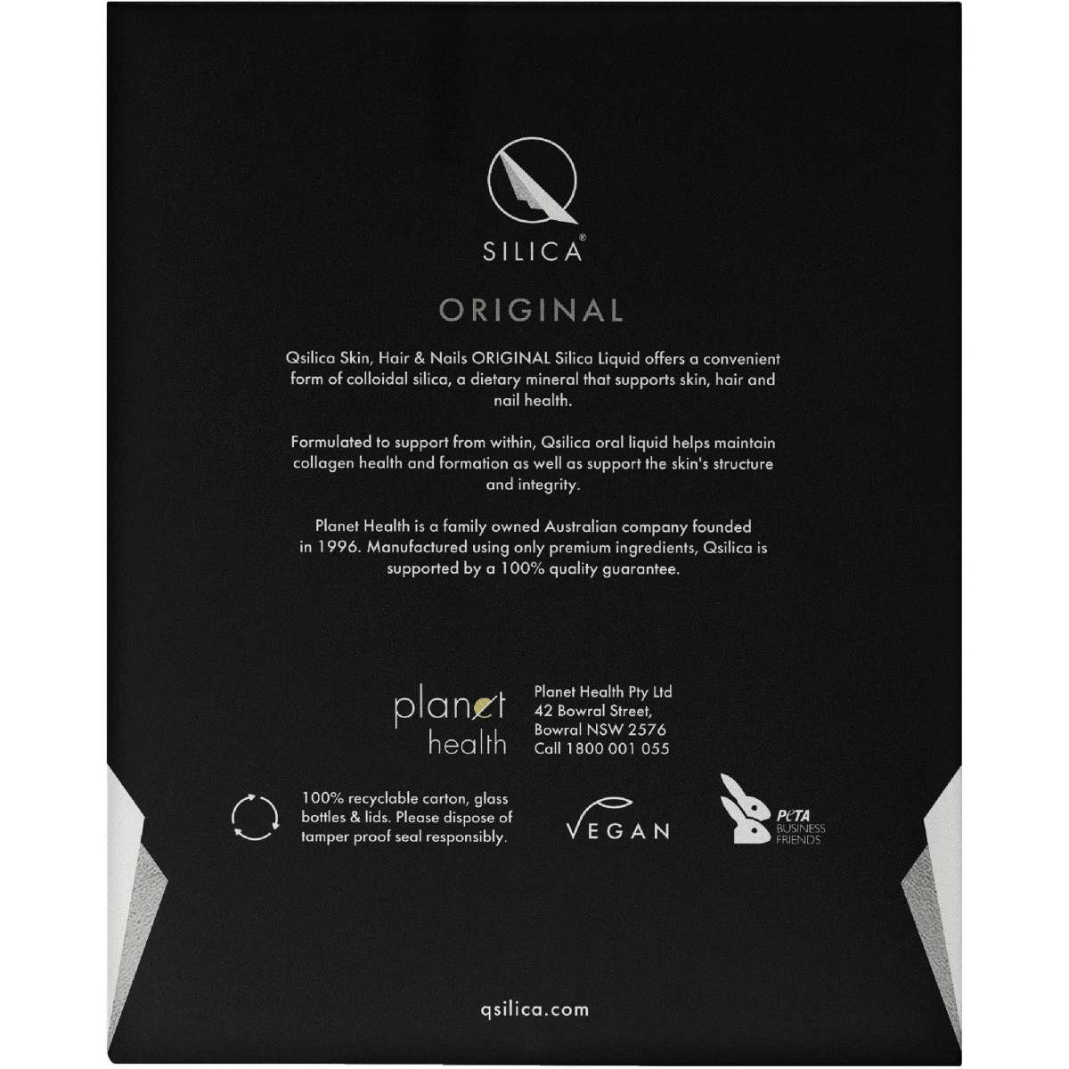 Qsilica Original Silica Twin Pack Liquid 2X500ml Woolworths