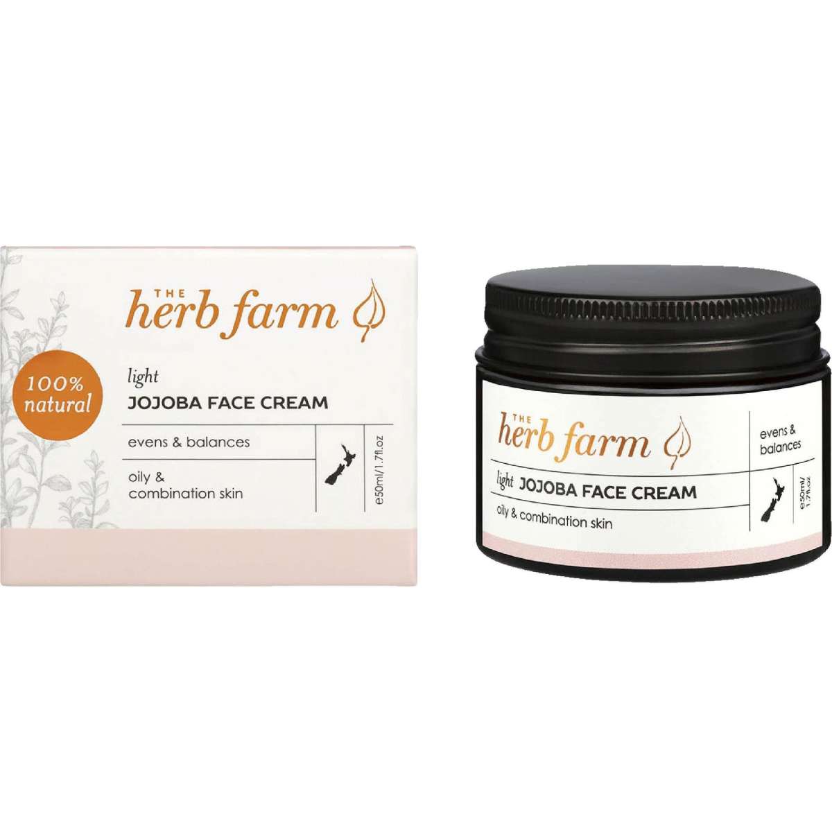 The Herb Farm Light Jojoba Face Cream 50ml | Woolworths