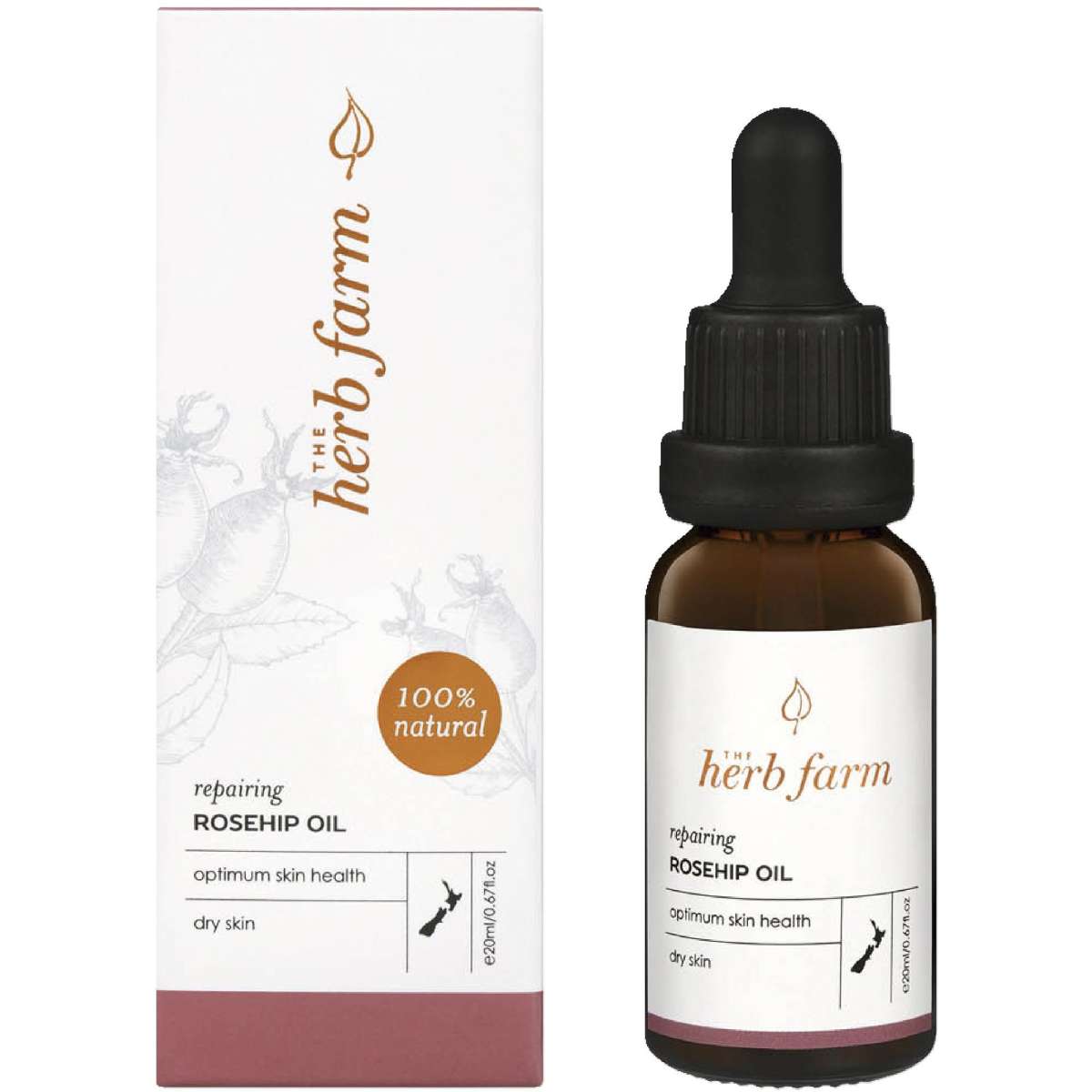 The Herb Farm Repairing Rosehip Oil 20ml Woolworths