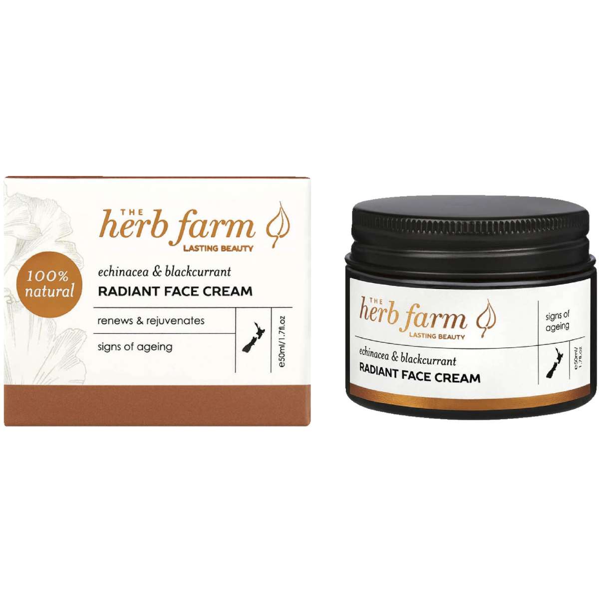 The Herb Farm Echinacea & Blackcurrant Radiant Face Cream 50ml | Woolworths