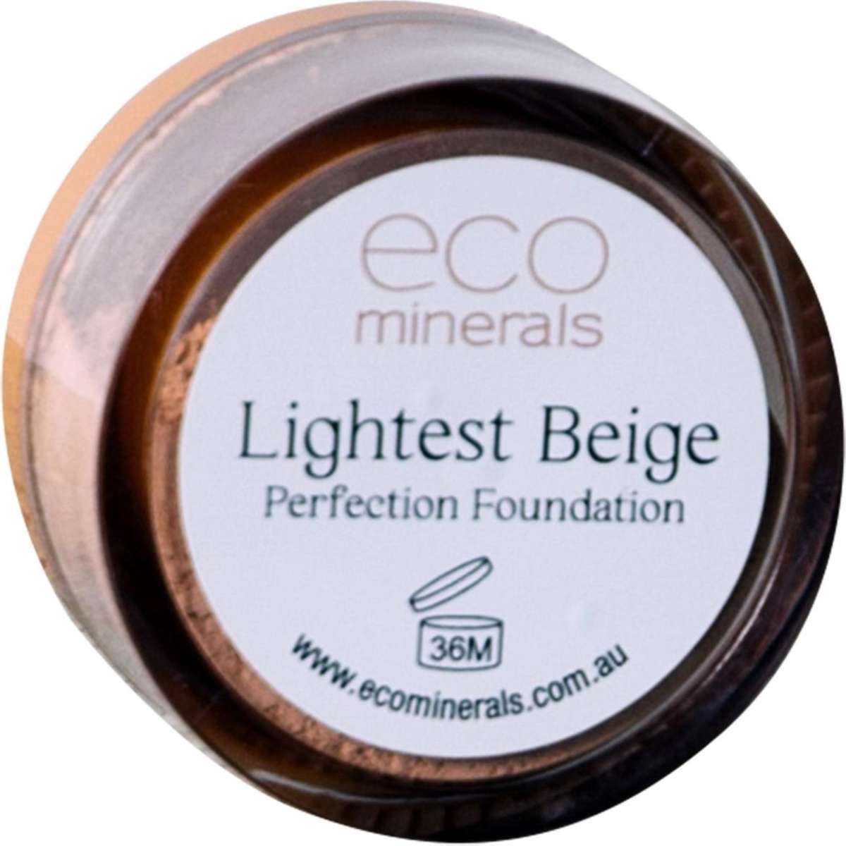 Eco Minerals Perfection Jar Lightest Beige 5g Woolworths