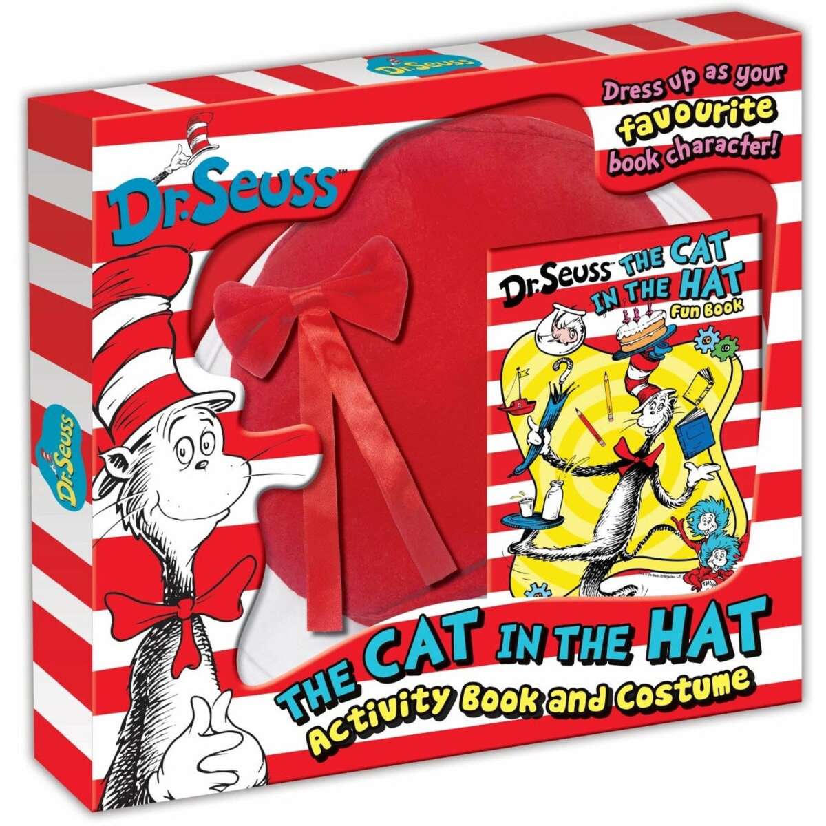Dr Seuss The Cat in the Hat Activity Book and Costume Woolworths