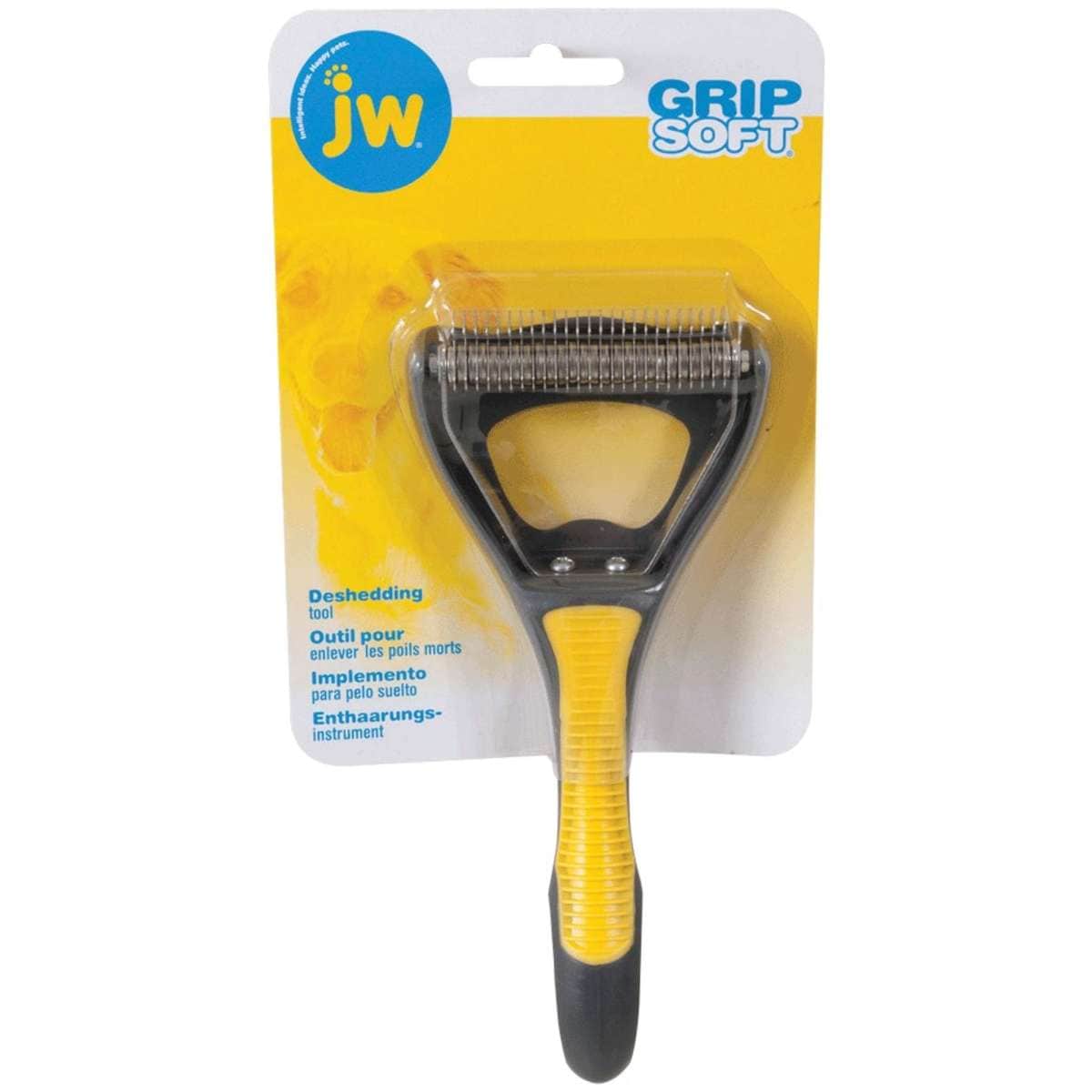 Jw Gripsoft Shedding Comb for Dogs Each Woolworths