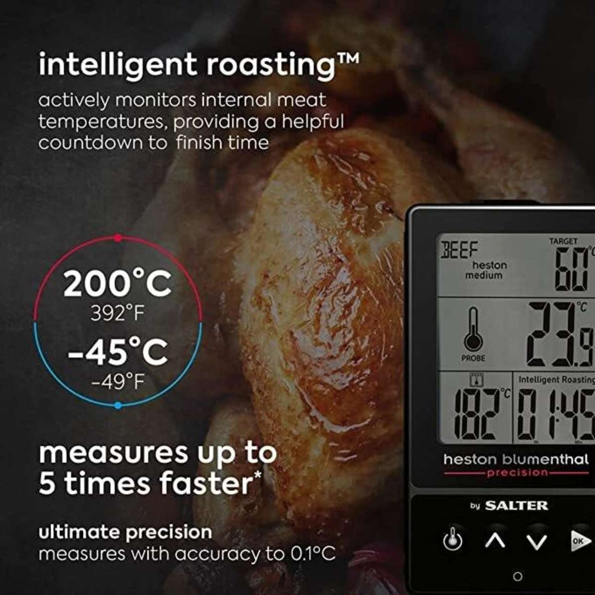 Heston Blumenthal 5in1 Digital Thermometer Woolworths