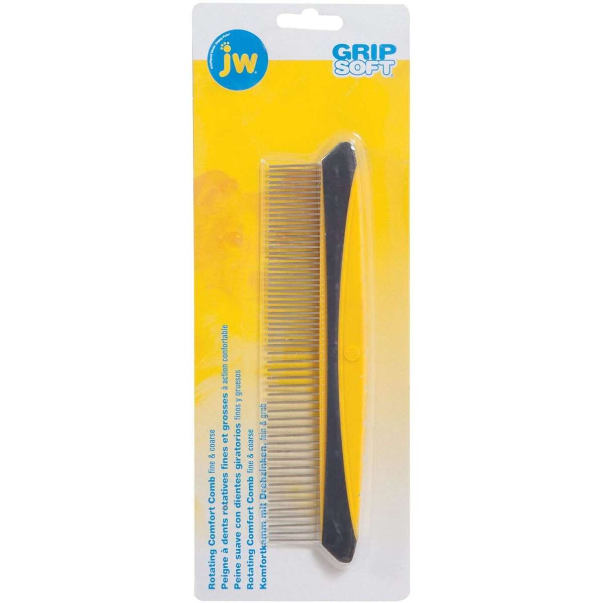 Jw Gripsoft Rotating Comfort Comb for Dogs Fine & Coarse Each 1 | Woolworths