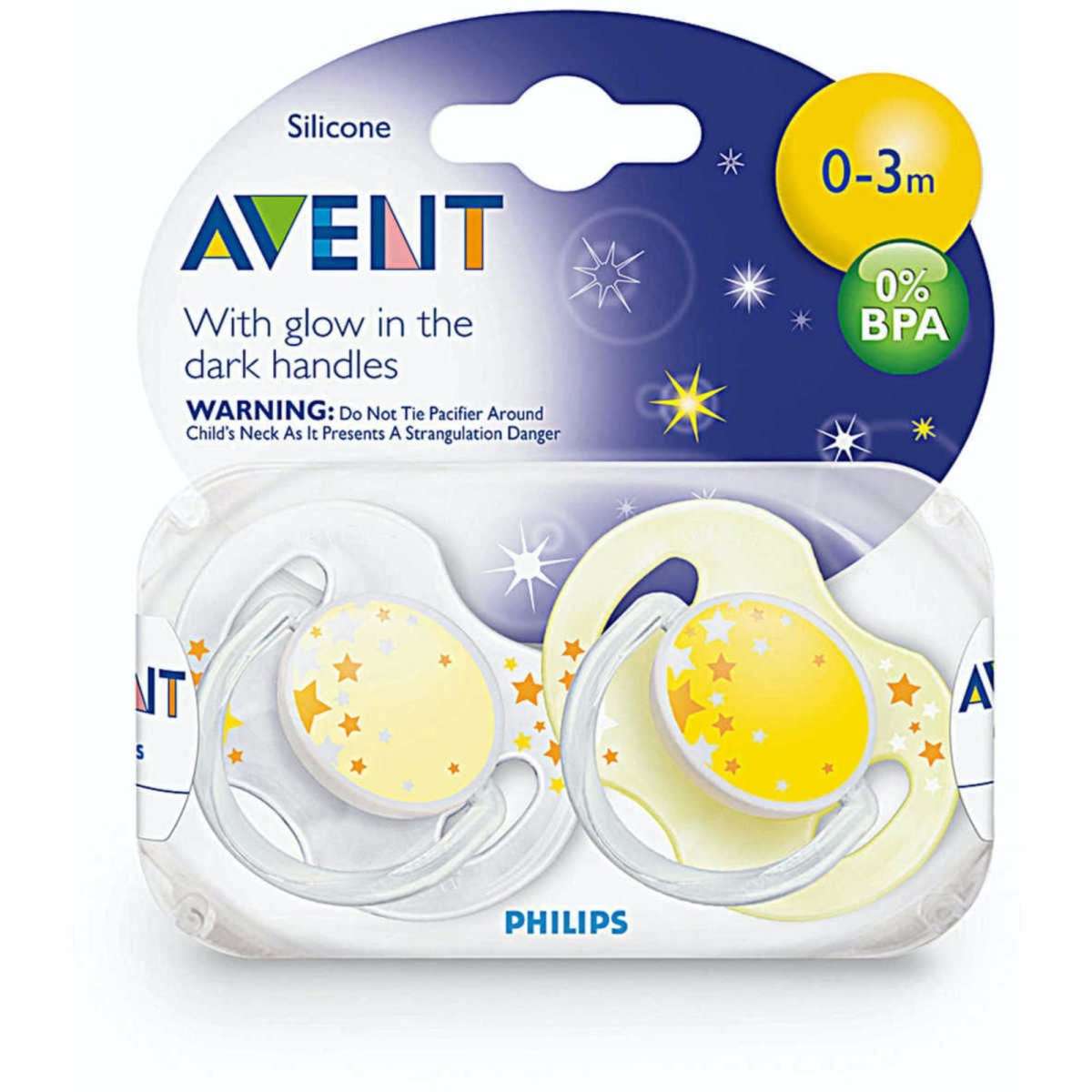 Philips Avent Classic Soother 06 Months 2 Pack Designs may vary