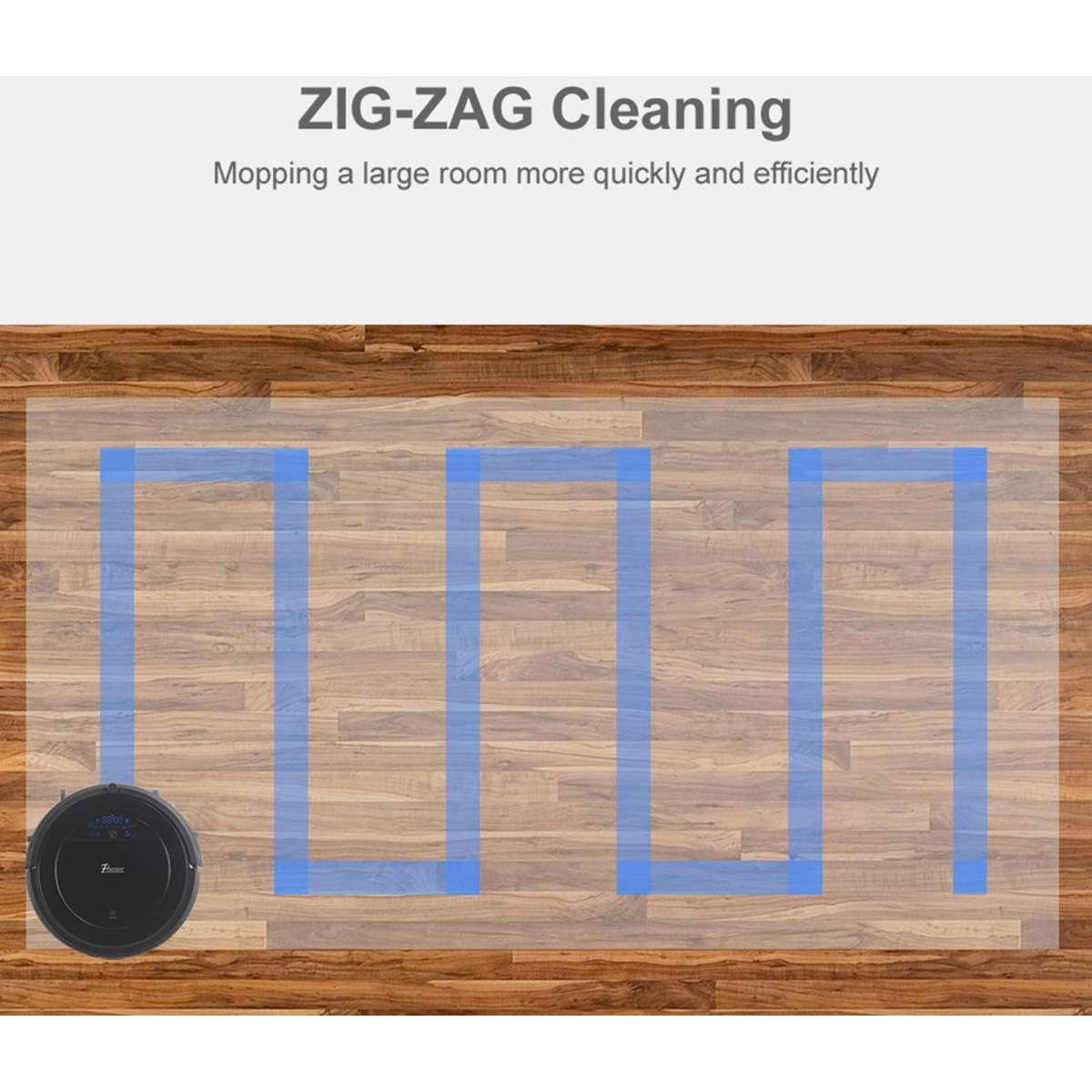 Pursonic i9 Robotic Vacuum Cleaner Carpet Floor Dry Wet Mopping Auto Robot Colour Black