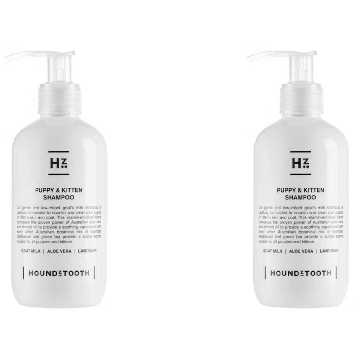 Houndztooth Goat Milk Puppy & Kitten Shampoo 250ml x 2 Pack Woolworths
