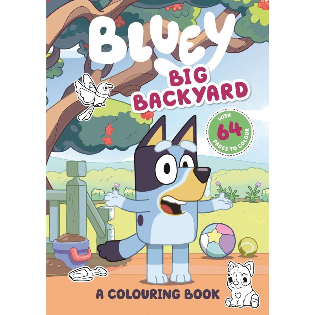 Bluey Big Backyard A Colouring Book 1ea Woolworths