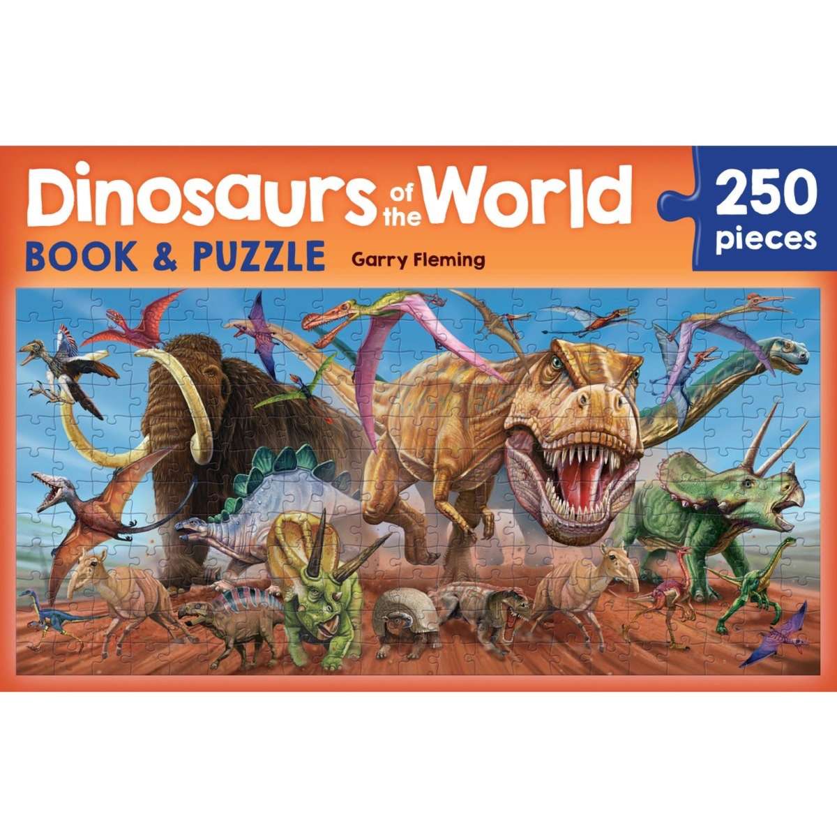 dinosaurs of the world jigsaw book