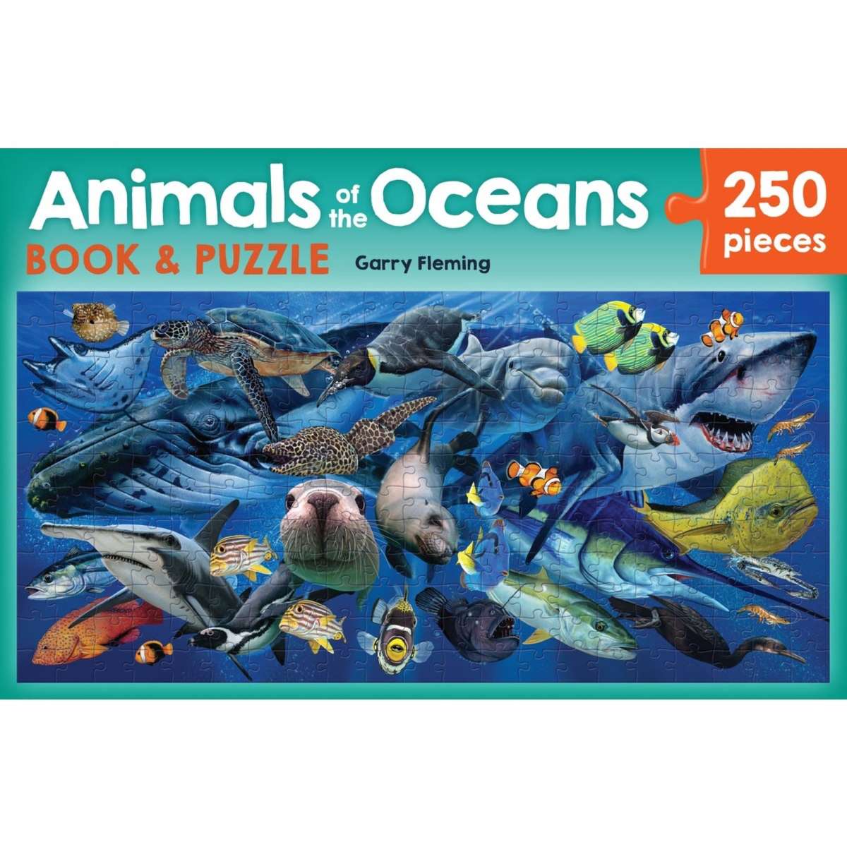 Animals of the Oceans Book and Puzzle Woolworths
