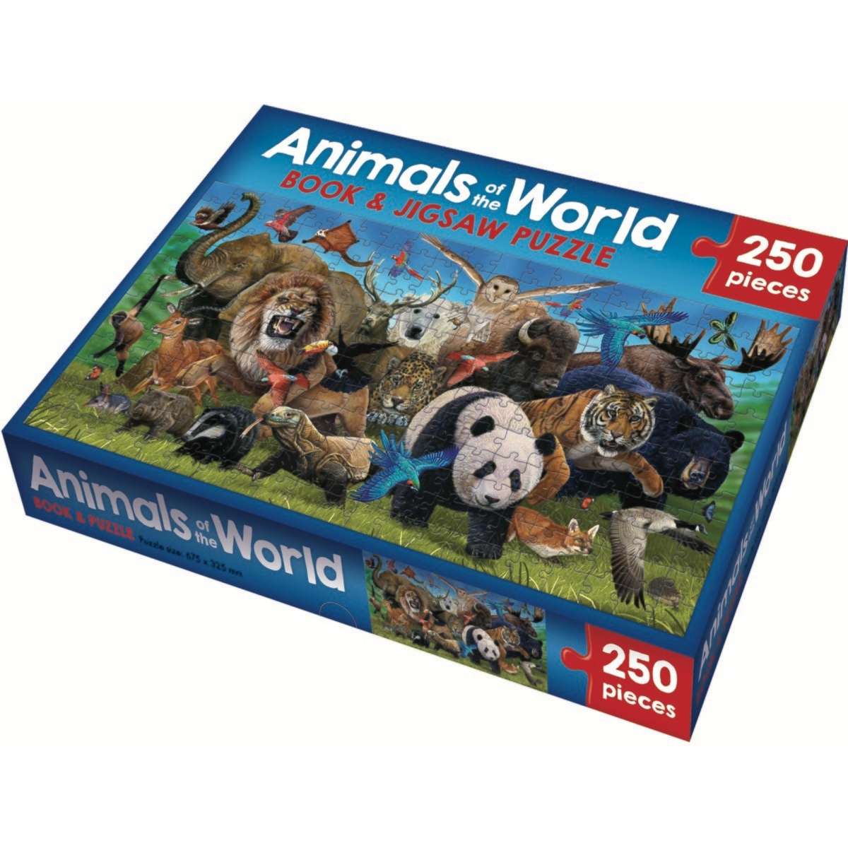 Lake Press Animals of the World Book and Puzzle 1EA Woolworths