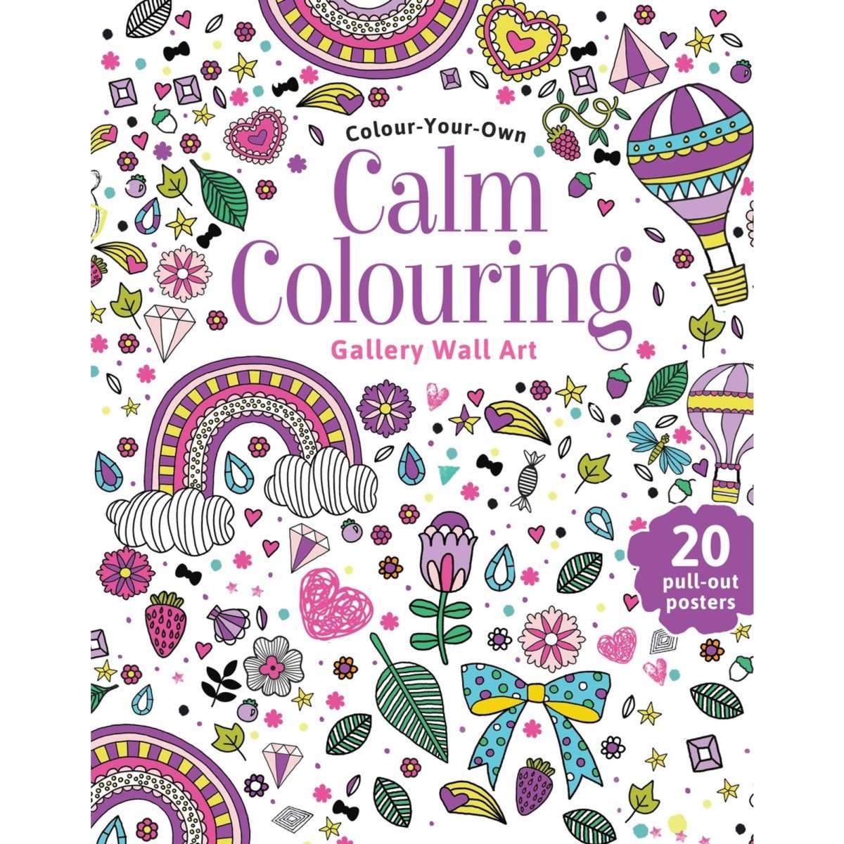 Colour Your Own Gallery Wall Art • Calm Colouring | Woolworths