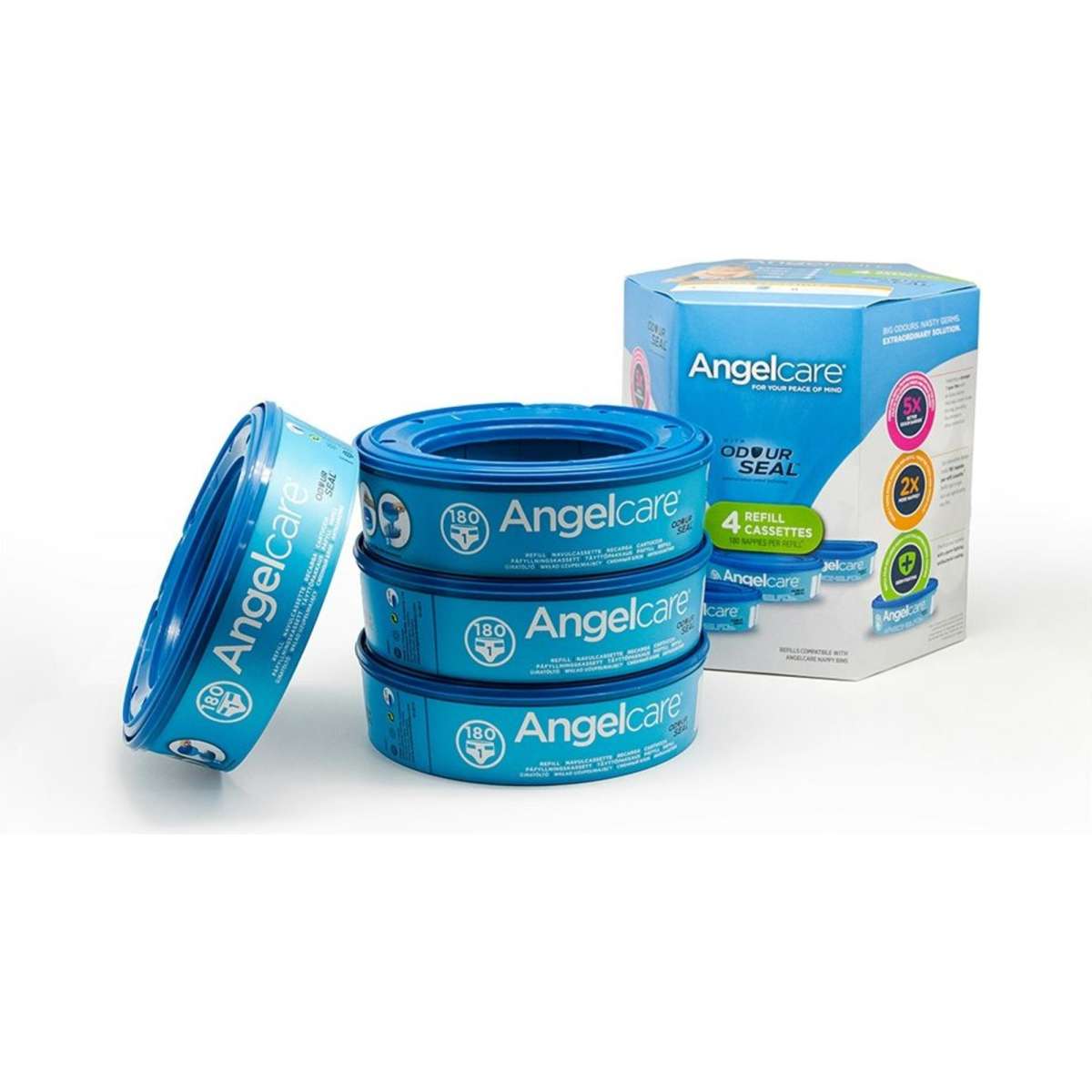 Angelcare Baby Nappy Diaper Disposal Cassette Refills 4PK Woolworths