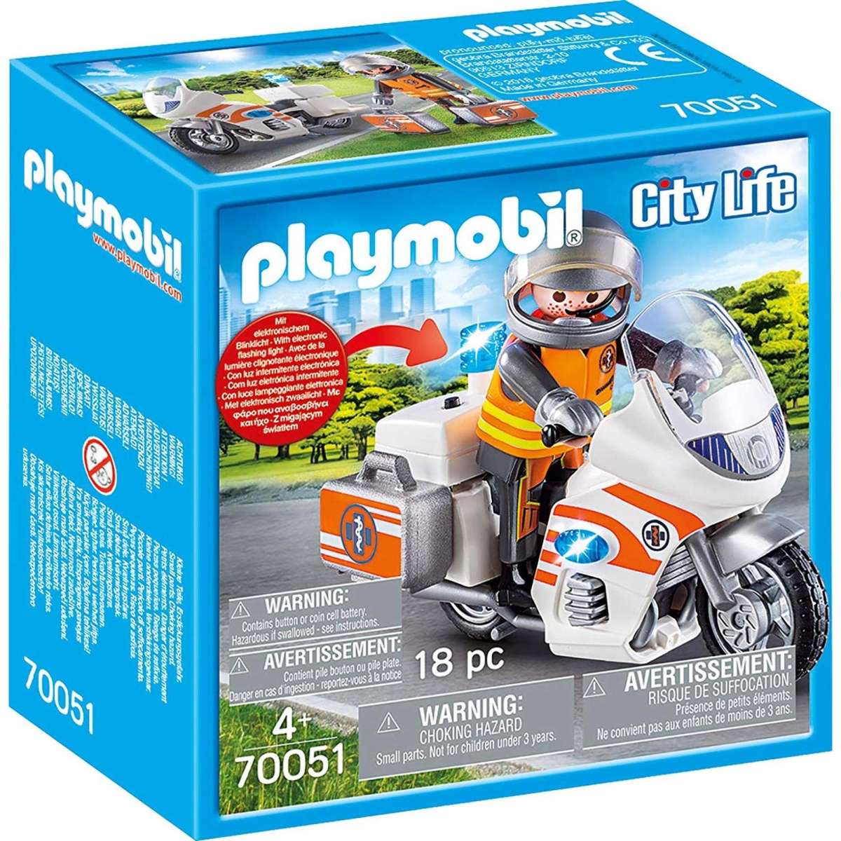 Playmobil Rescue Emergency Car With Siren Woolworths