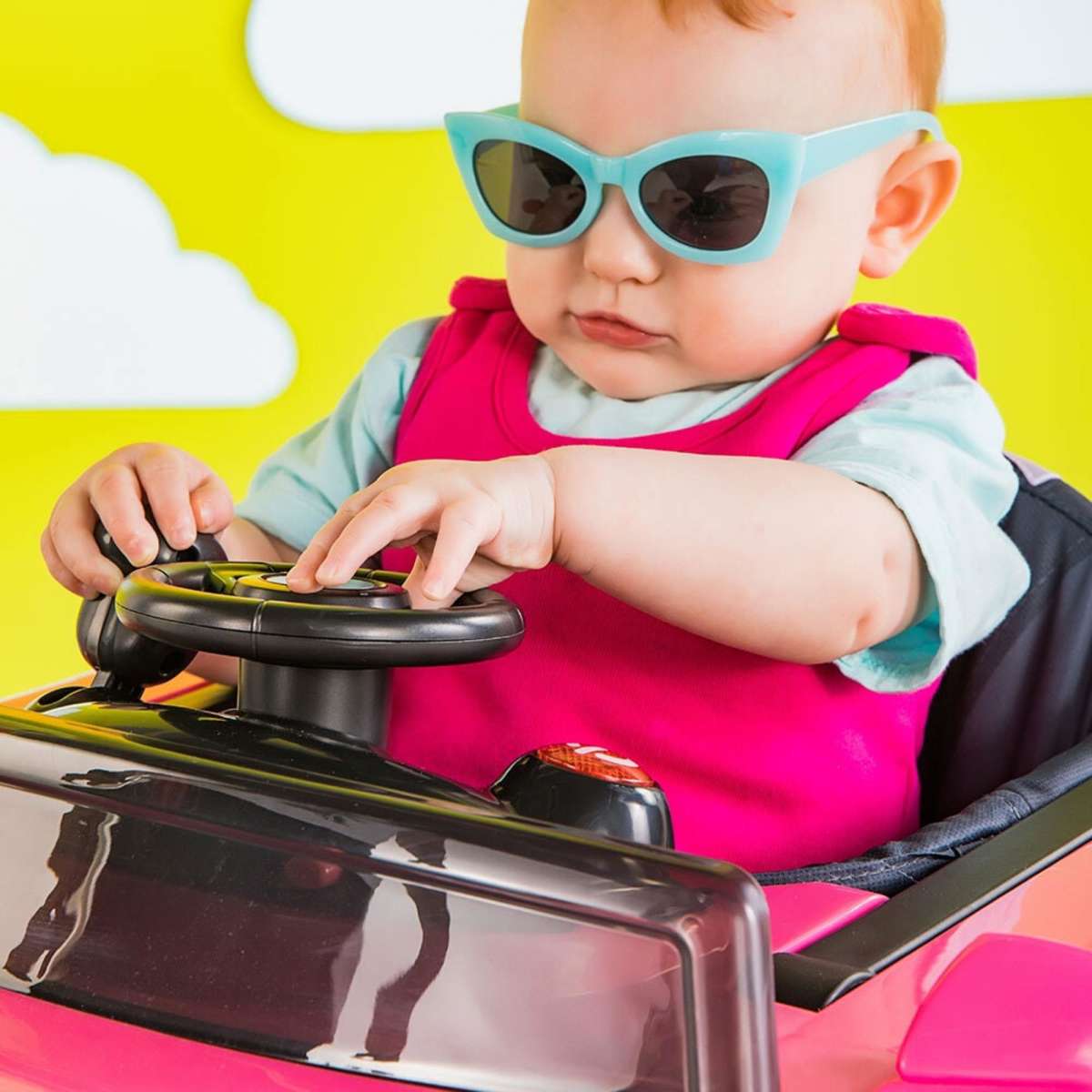 Bright Starts Ford Mustang Walker Pink Woolworths