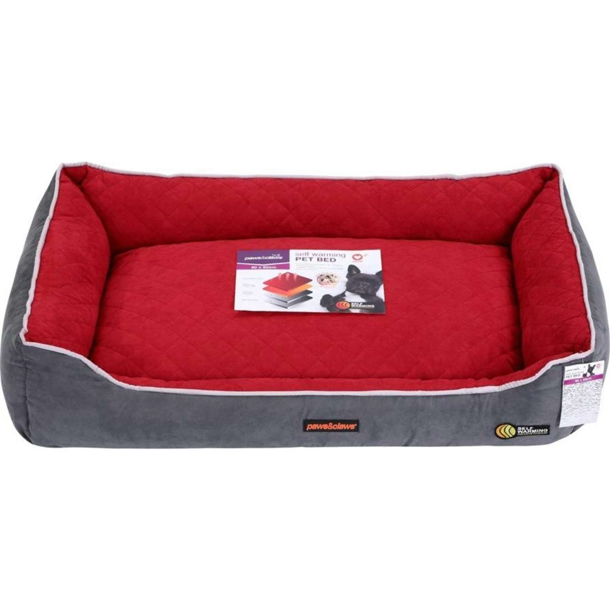 paws-claws-self-warming-walled-pet-bed-large-90x60x22cm-woolworths