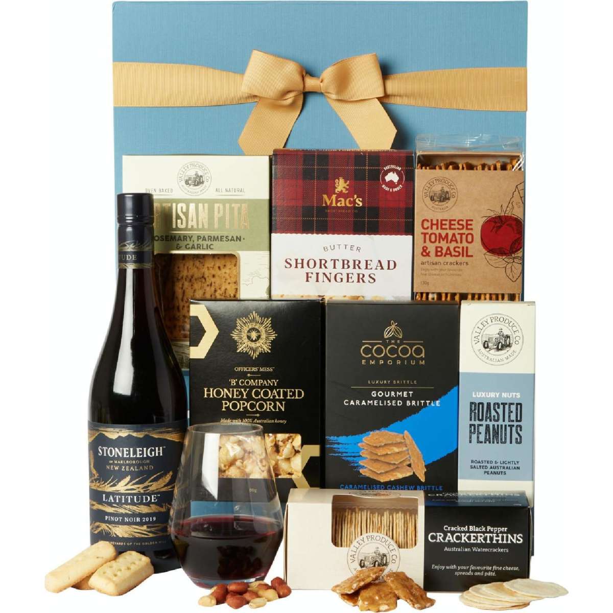 Red Wine & Premium Gourmet Selection Gift Hamper Woolworths