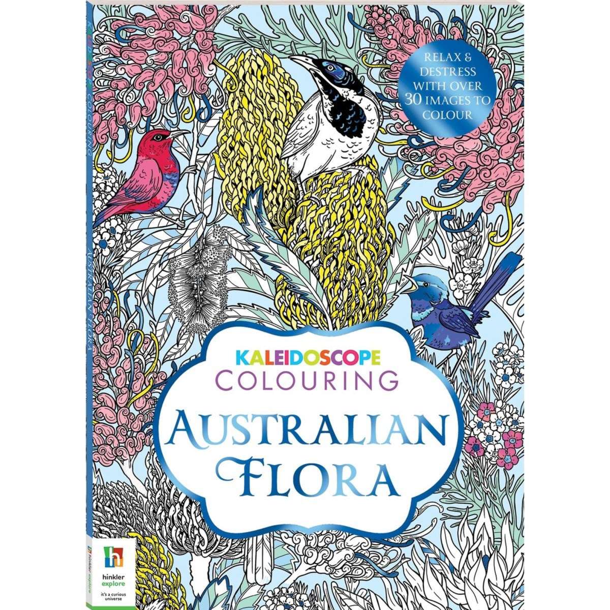 Kaleidoscope Colouring Australian Flora 1ea Woolworths