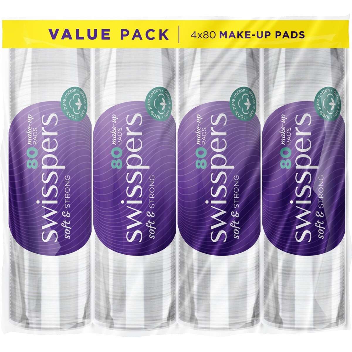 Swisspers MakeUp Pads Value Pack Woolworths
