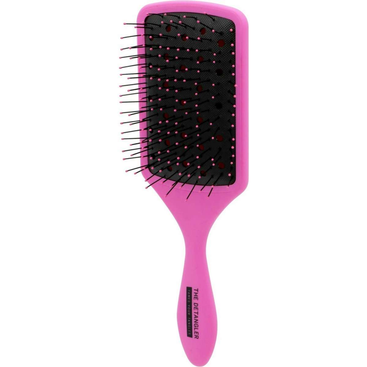 The Detangler Vented Paddle Styling Hair Brush Pink Designs may