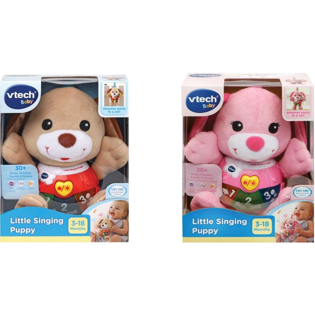 Vtech singing sale puppy pink