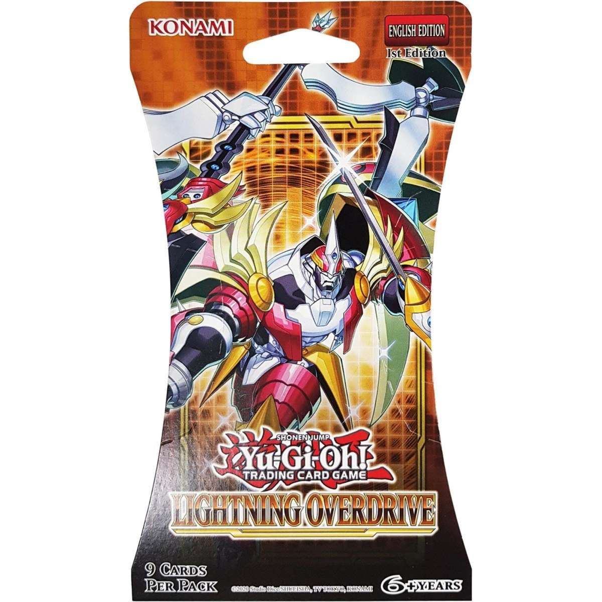 YUGIOH! TCG Lightning Overdrive 9x card Blister Woolworths
