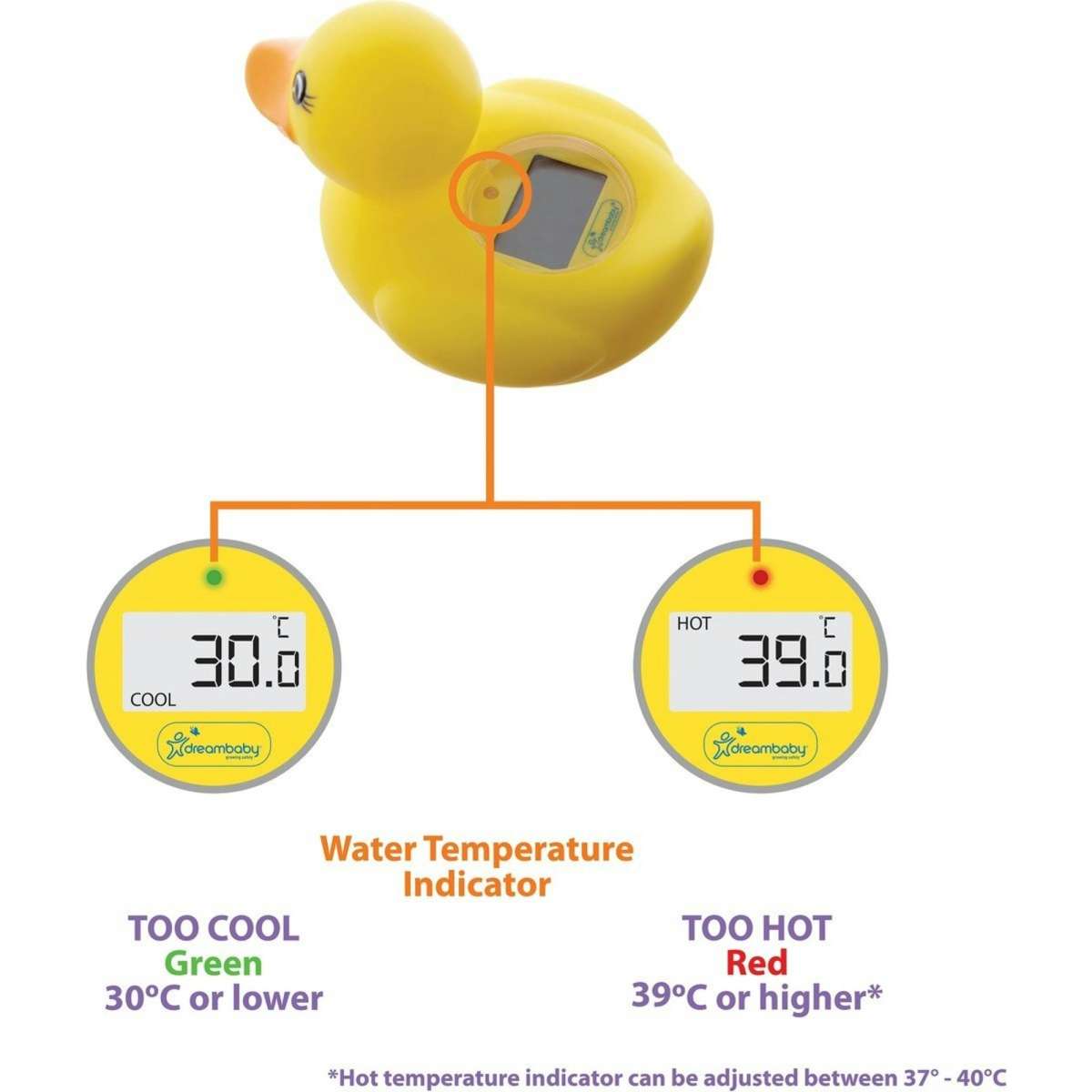 Dreambaby Room & Bath Thermometer Duck Woolworths