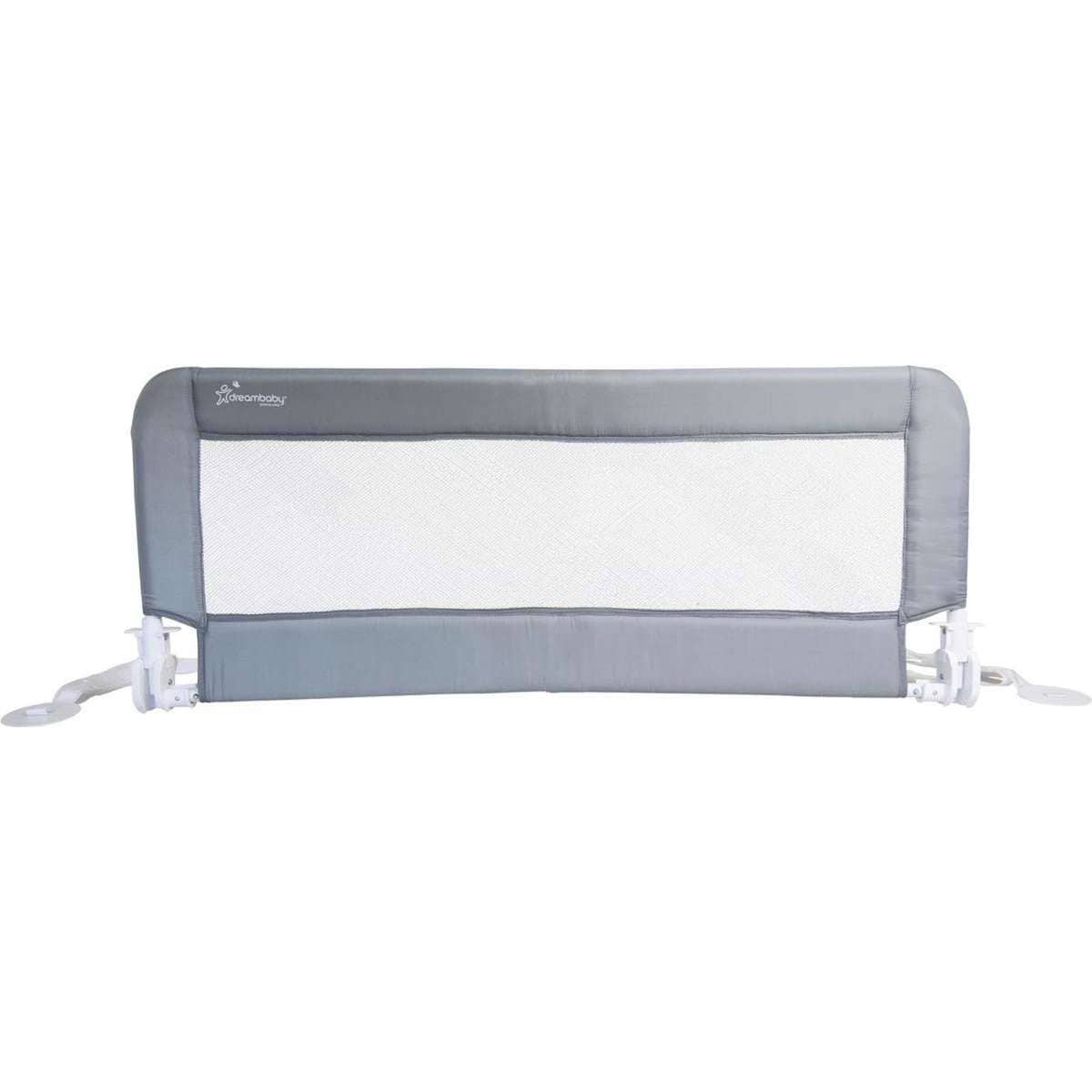 Dreambaby Milan Deluxe Padded Bed Rail Grey Woolworths