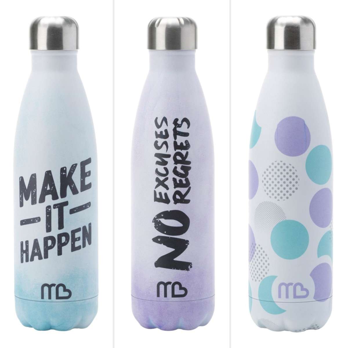 MB Active by Michelle Bridges Stainless Steel Water Bottle - Designs ...