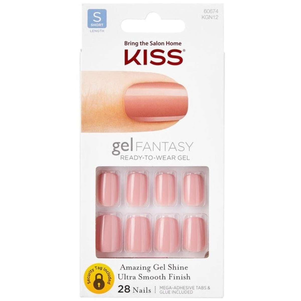 Kiss Gel Fantasy Nails Ribbon KGN12 Woolworths