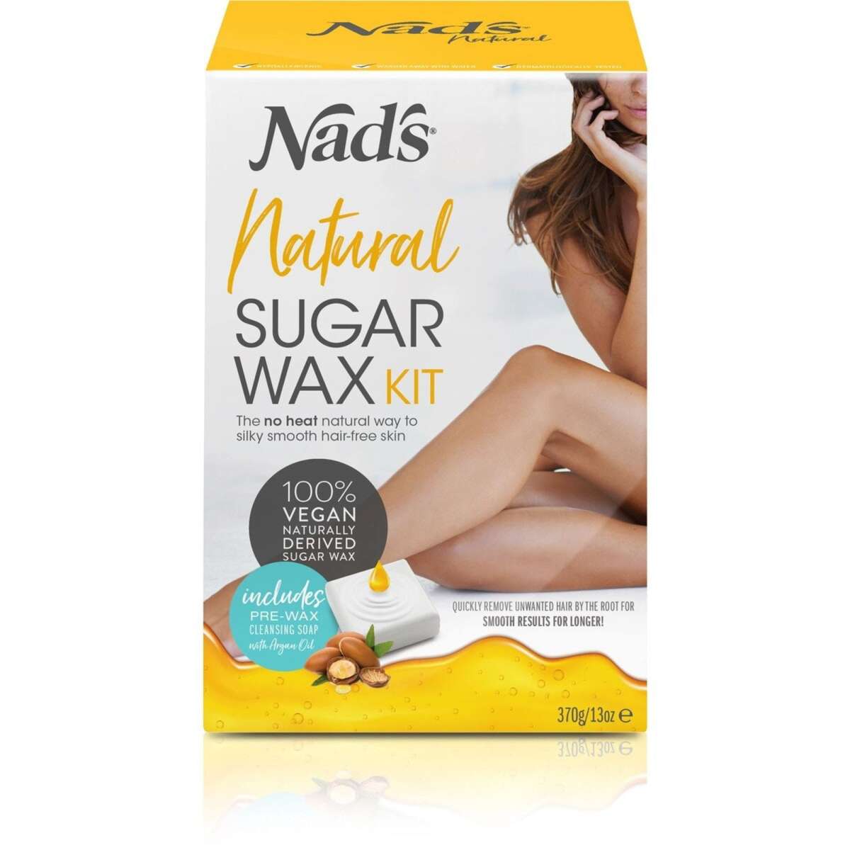 Nad's Natural Sugar Wax Kit 370g Woolworths