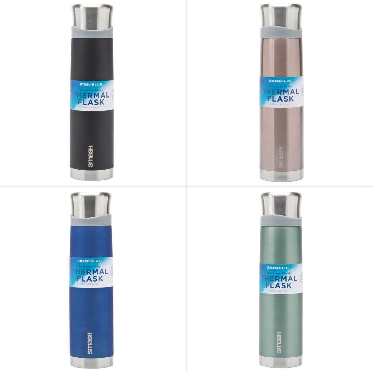 Smash Stainless Steel Beverage Flask 550ml Designs may vary Woolworths