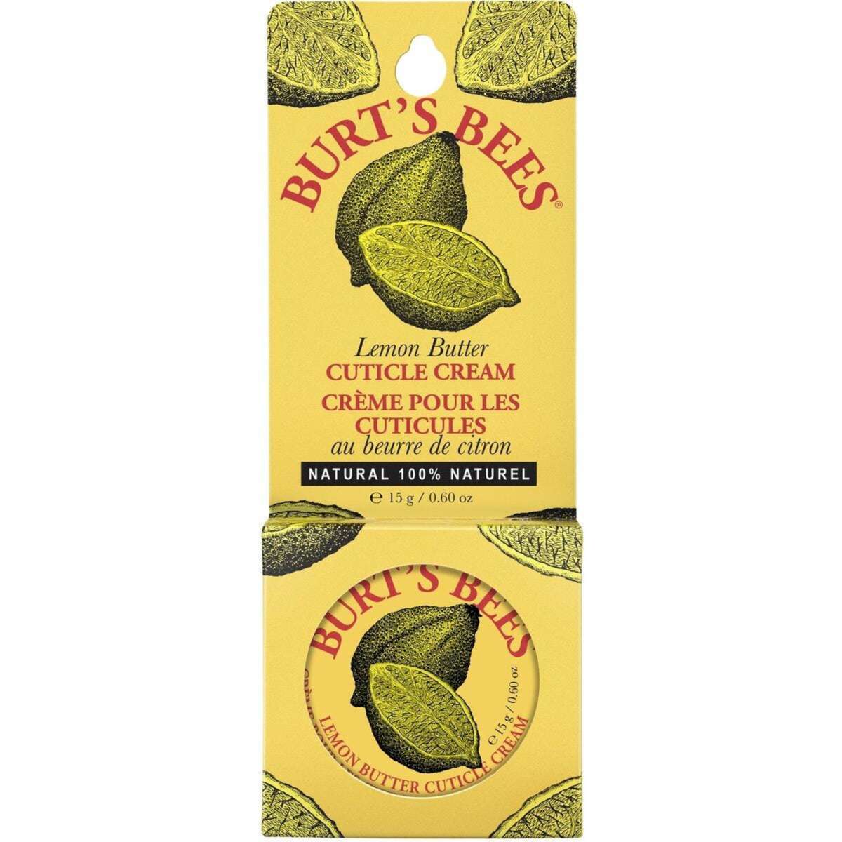 Burt's Bees Lemon Butter Cuticle Cream 17g Woolworths