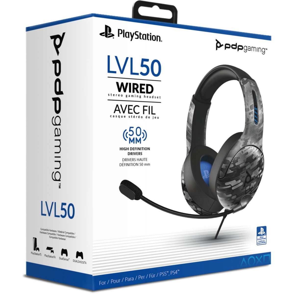PDP LVL50 Wired Stereo Gaming Headset 