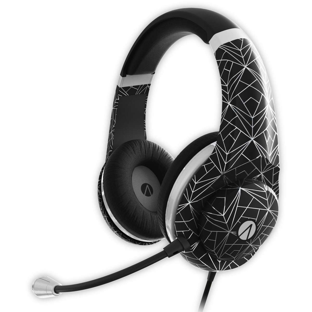 Stealth Gaming Headset Metallic Abstract Silver Woolworths